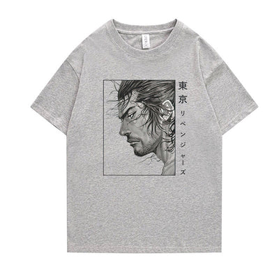 I Royal vagabond Miyamoto Musashi Japanese anime short-sleeved T-shirt eprolo 