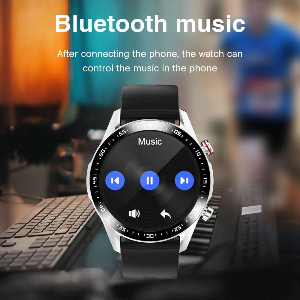 E1-2 Smart Watch Bluetooth Call Custom Dial Full Touch Screen Waterproof Smartwatch For Android IOS Sports Fitness Tracker