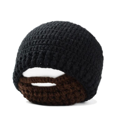 Warm Winter Men Fashion Punk Knit Crochet Beard Hat Beanie Mustache Face Mask Ski Snow Caps
