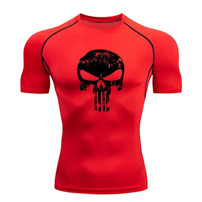 2024 Compression Shirt for Men, Superhero T-Shirt, Quick-Drying, Breathable, Short-Sleeved,