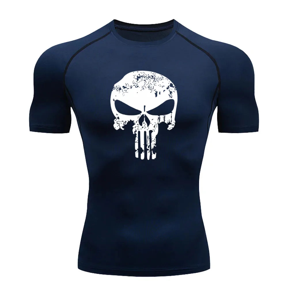 2024 Compression Shirt for Men, Superhero T-Shirt, Quick-Drying, Breathable, Short-Sleeved,