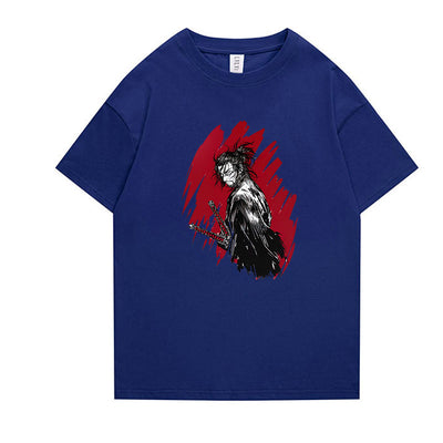 I Royal vagabond Miyamoto Musashi Japanese anime short-sleeved T-shirt eprolo 