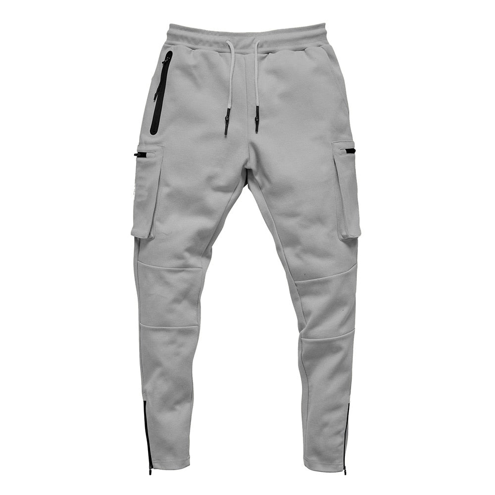 Fashion Stitching Fitness Casual Elastic Casual  Joggers Pants