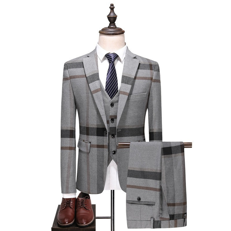 I Royal Men's Casual Suit Three Piece Set eprolo 