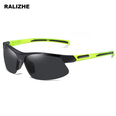 I Royal Sports Polarized Green Sunglasses Men Black Flexible Frame Driving Square Discoloration Sun Glasses Women Goggle eprolo 