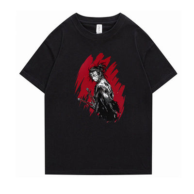 I Royal vagabond Miyamoto Musashi Japanese anime short-sleeved T-shirt eprolo 