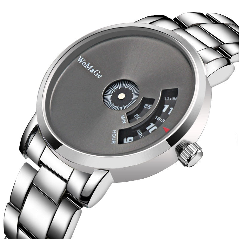 Stainless Steel Creative Men's Watches