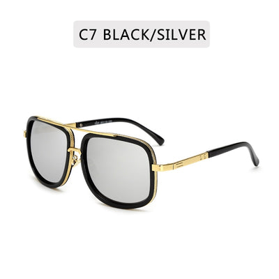 I Royal New Fashion Big Frame Square Metal Sun Glasses High Quality eprolo 