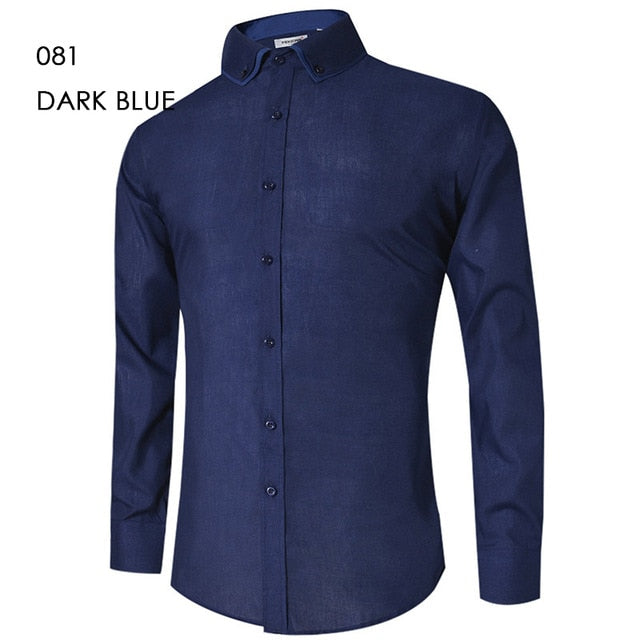 I Royal Men's Casual Shirt Slim Fit Men's Casual Button Down Shirt Long Sleeve eprolo 