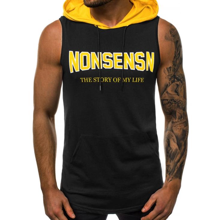 I Royal Men Fitness Hoodies Tank Tops Sleeveless Bodybuilding Tee Shirt eprolo 