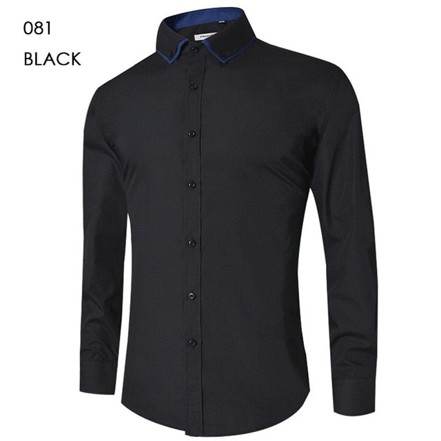 I Royal Men's Casual Shirt Slim Fit Men's Casual Button Down Shirt Long Sleeve eprolo 