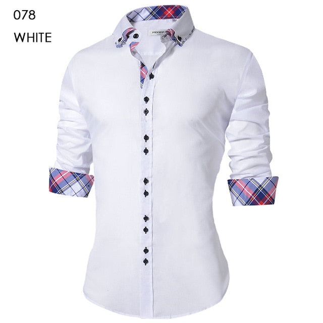 I Royal Men's Casual Shirt Slim Fit Men's Casual Button Down Shirt Long Sleeve eprolo 