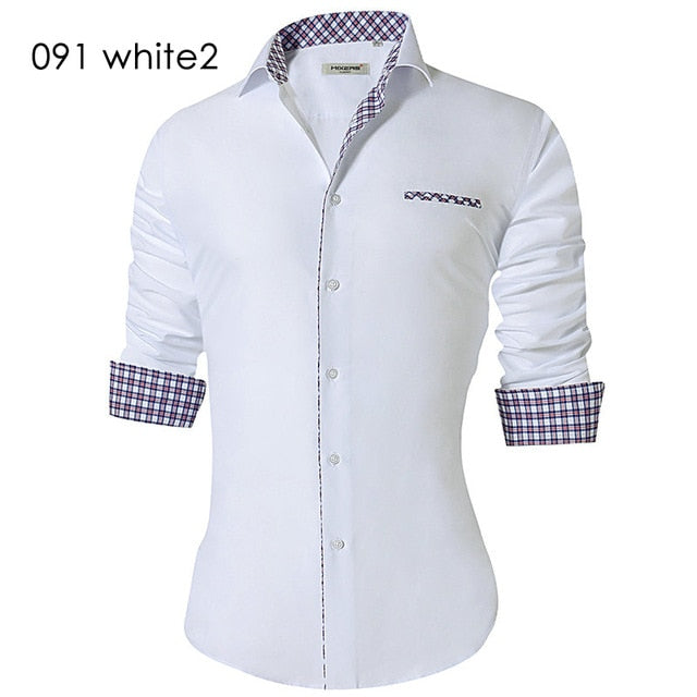 I Royal Men's Casual Shirt Slim Fit Men's Casual Button Down Shirt Long Sleeve eprolo 