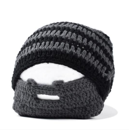 I Royal Warm Winter Men Fashion Punk Knit Crochet Beard Hat Beanie Mustache Face Mask Ski Snow Caps eprolo 