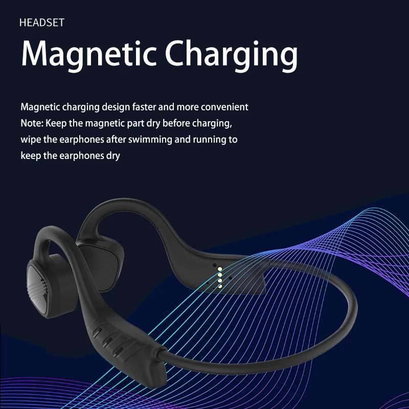 Bone Conduction Swimming Headphone Bluetooth Wireless Earphone 8GB IPX8 Waterproof