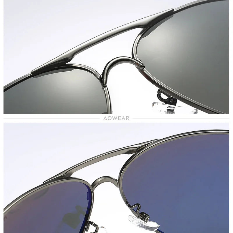 Men's Aviator Polarized Mirror HD Perfect for Driving Pilot SunGlasses