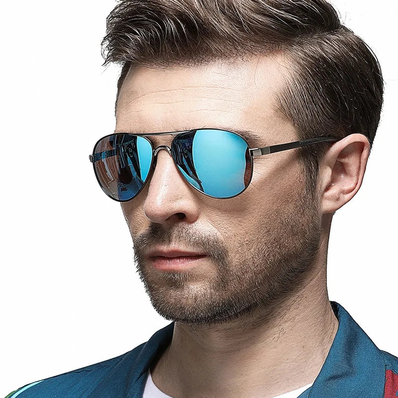 Men's Aviator Polarized Mirror HD Perfect for Driving Pilot SunGlasses