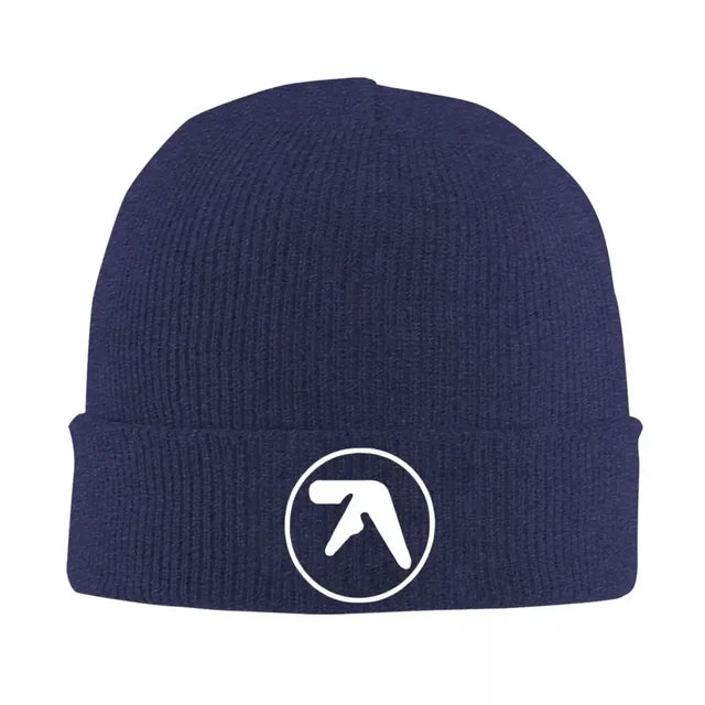 Aphex Twin Logo Knitted Skullies Beanies Winter Hat