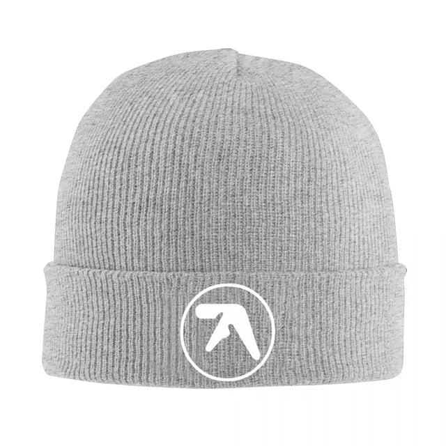 Aphex Twin Logo Knitted Skullies Beanies Winter Hat