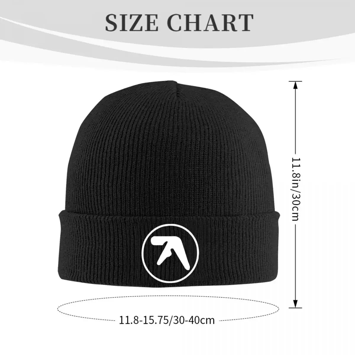 Aphex Twin Logo Knitted Skullies Beanies Winter Hat