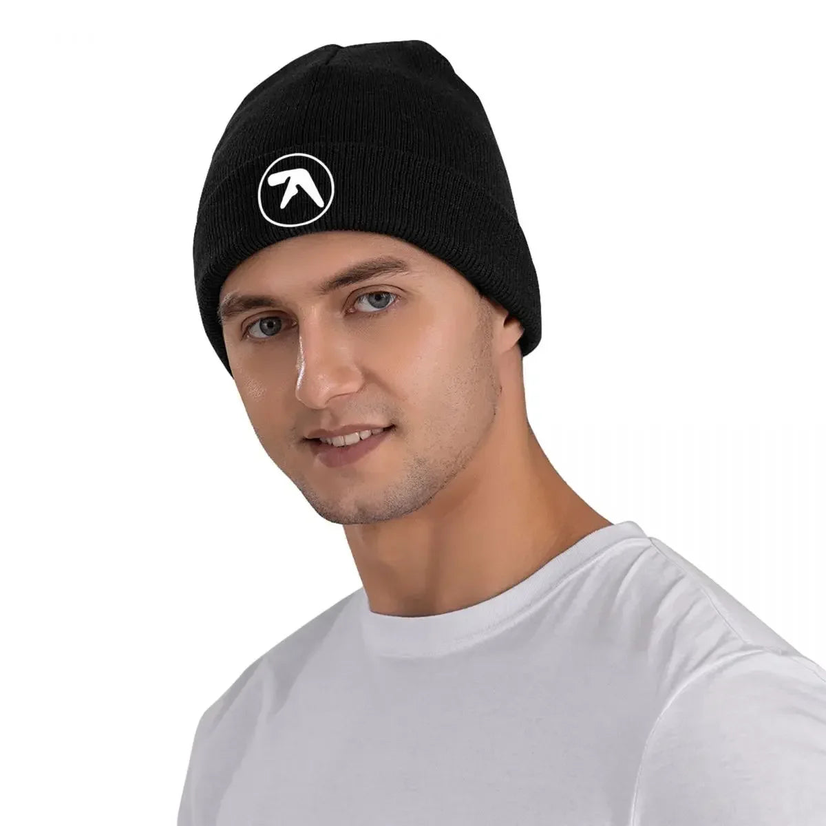 Aphex Twin Logo Knitted Skullies Beanies Winter Hat