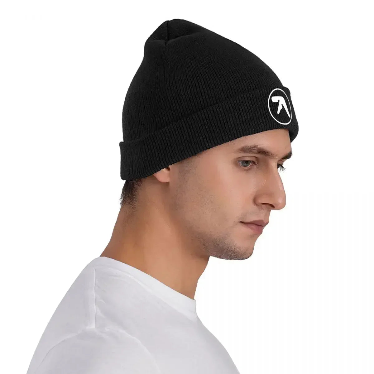 Aphex Twin Logo Knitted Skullies Beanies Winter Hat