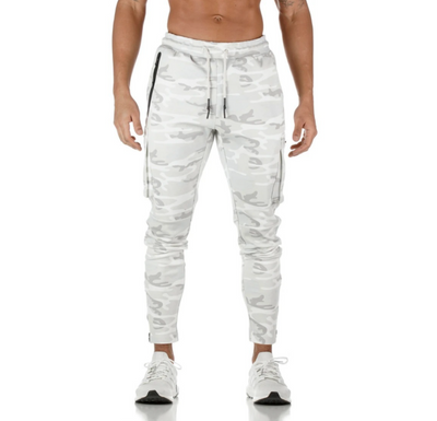 Fashion Stitching Fitness Casual Elastic Casual  Joggers Pants