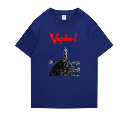 I Royal vagabond Miyamoto Musashi Japanese anime short-sleeved T-shirt eprolo 