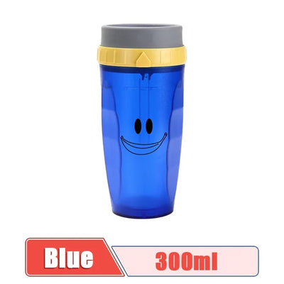 Coffee Straw Mug Portable Twist Cup Creative Plastic Insulated Mug Double Layer Cold Drink