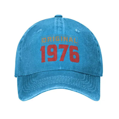 Custom Cotton Original Born In 1976 Quality Baseball Cap  Adjustable