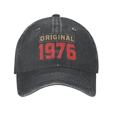 Custom Cotton Original Born In 1976 Quality Baseball Cap  Adjustable