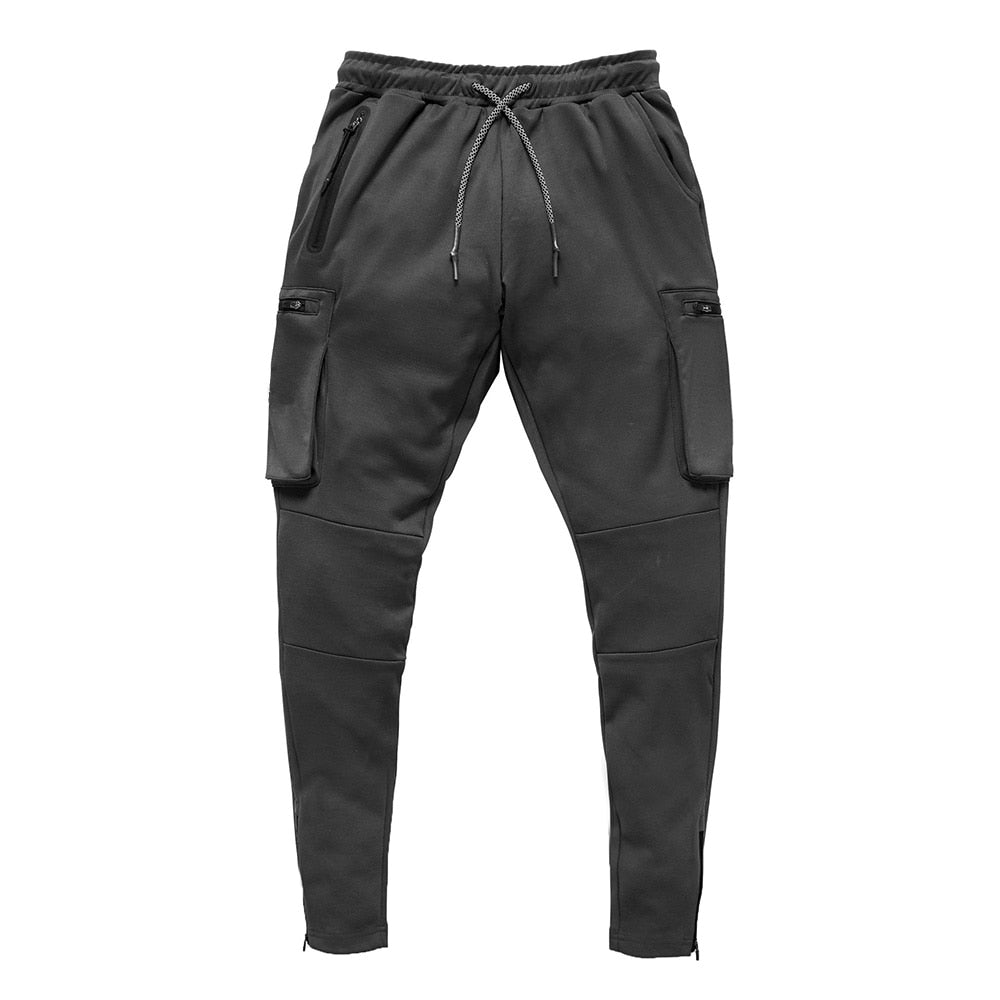 Fashion Stitching Fitness Casual Elastic Casual  Joggers Pants