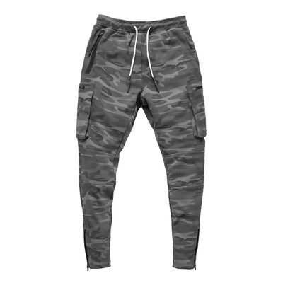 Fashion Stitching Fitness Casual Elastic Casual  Joggers Pants