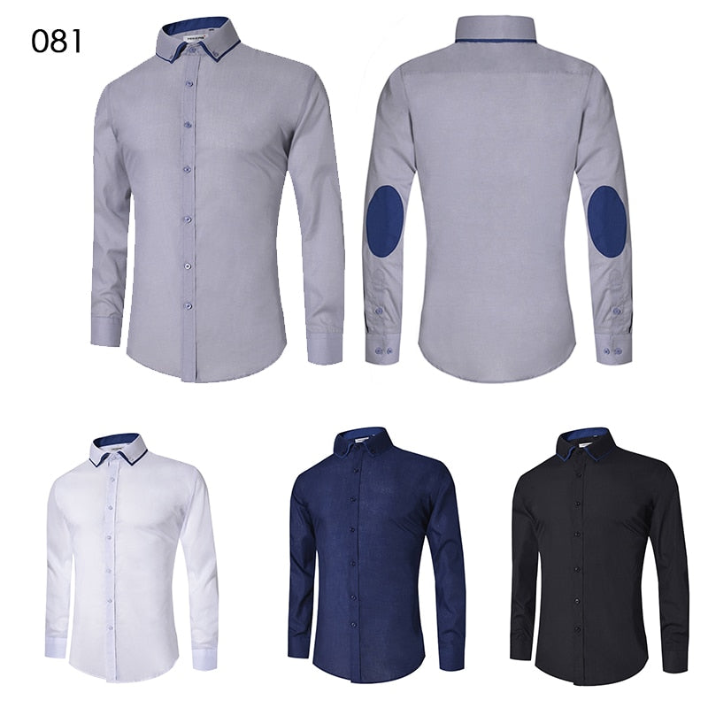 I Royal Men's Casual Shirt Slim Fit Men's Casual Button Down Shirt Long Sleeve eprolo 