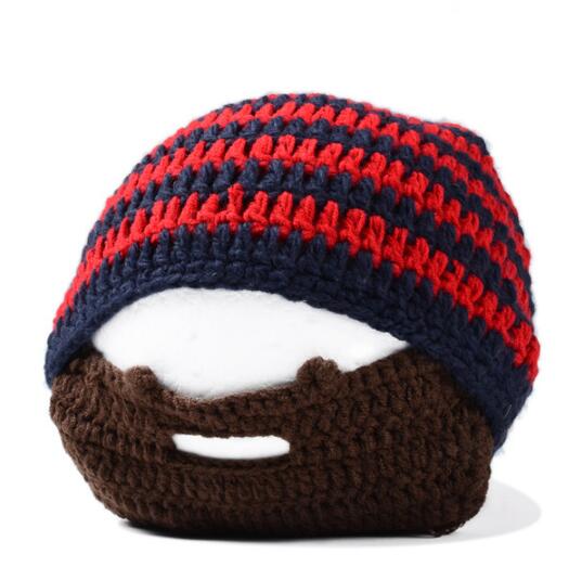 I Royal Warm Winter Men Fashion Punk Knit Crochet Beard Hat Beanie Mustache Face Mask Ski Snow Caps eprolo 