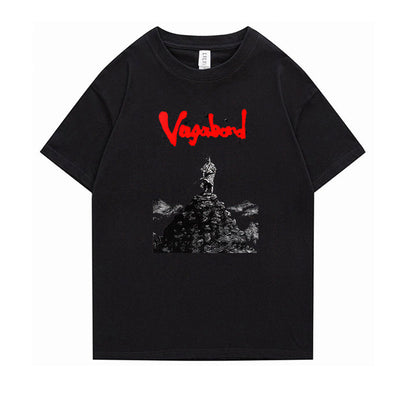 I Royal vagabond Miyamoto Musashi Japanese anime short-sleeved T-shirt eprolo 