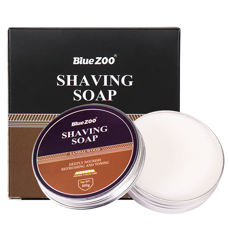 I Royal Men's Facial Shave Beard Shaving Foaming Soap Sandalwood Scented Mint eprolo 