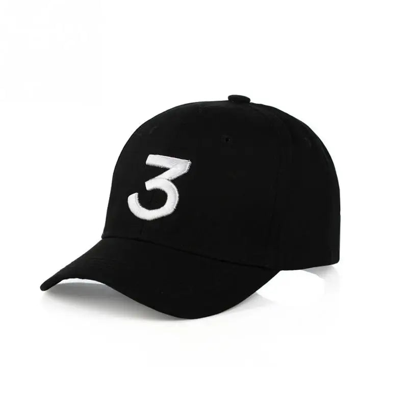 I Royal Streetwear  Embroidery Number 3 Adjustable Baseball Cap Baseball hat men eprolo 