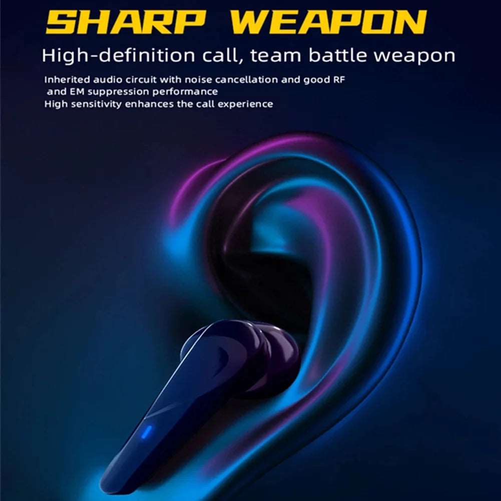 G11 Wireless Gaming Earbuds RGB Headphones In-Ear Earphones Noise Canceling Headphones Low Latency HIFI Earbuds For Smart Phones