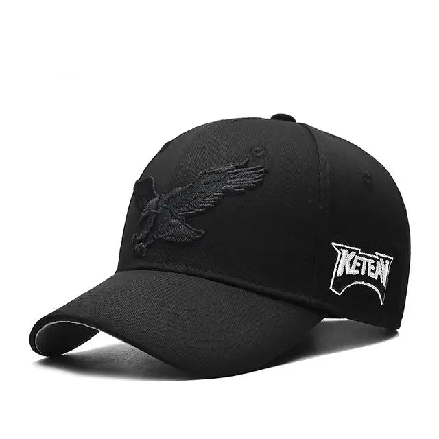 Hard Top Camouflage Embroidered Hat Men's Eagle Baseball Cap