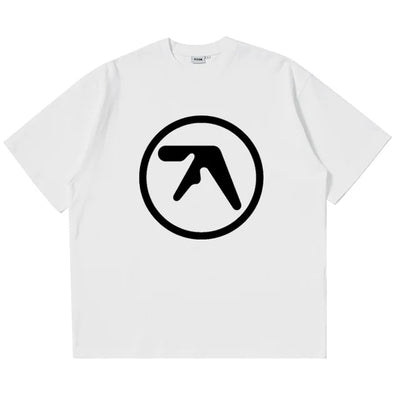 Men T-Shirt Aphex Twin Shirt 100% Cotton Print Oversized Tees Short Sleeve