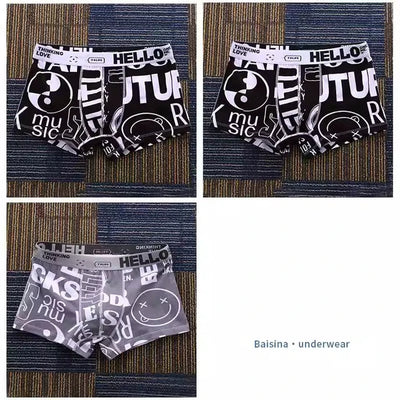 Men Underwear Boxer Shorts Cotton Man Breathable Comfortable