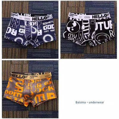 Men Underwear Boxer Shorts Cotton Man Breathable Comfortable