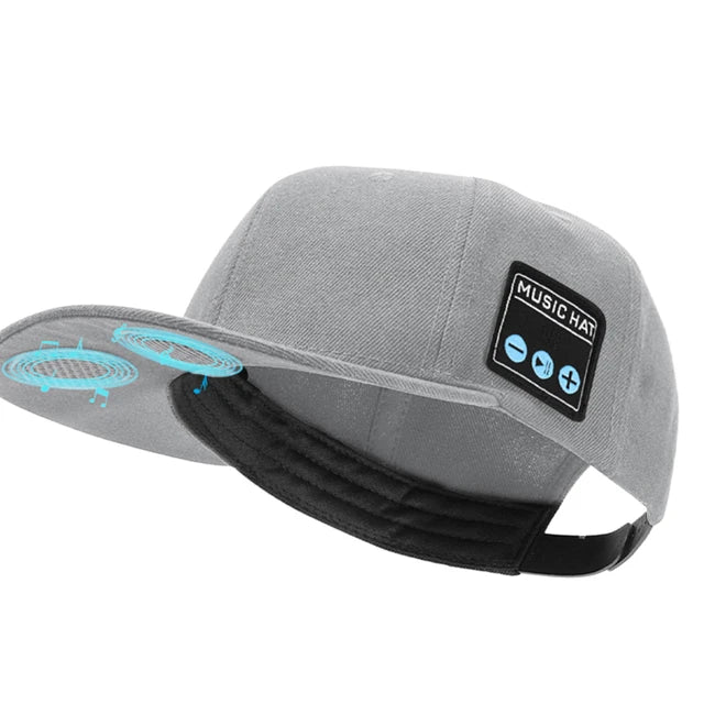 Hat with Bluetooth Speaker Adjustable Bluetooth Hat Wireless Smart Loudspeaker Cap For Outdoor Sport Baseball Cap With Mic