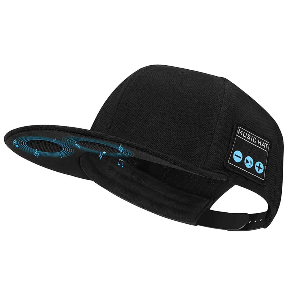 Hat with Bluetooth Speaker Adjustable Bluetooth Hat Wireless Smart Loudspeaker Cap For Outdoor Sport Baseball Cap With Mic