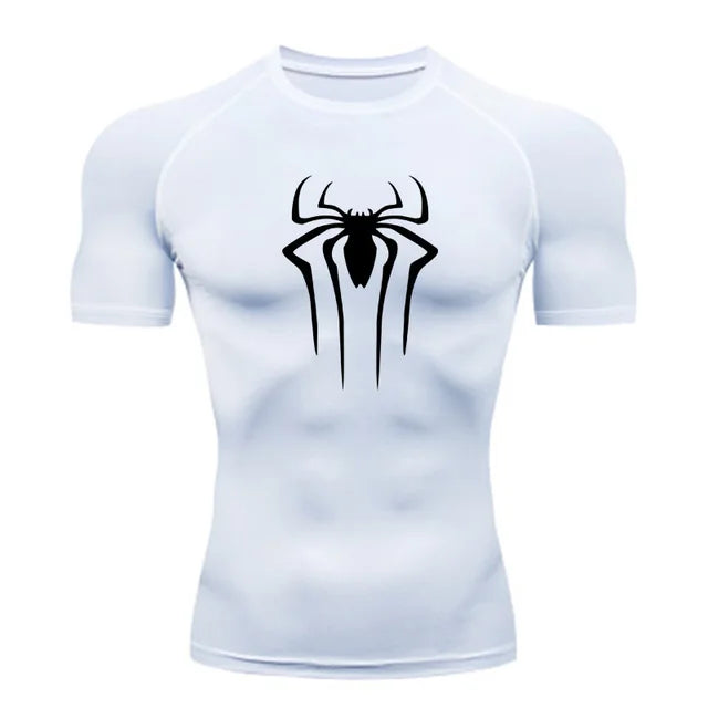 Compression Shirt Super Hero Sport T-Shirt Rashgard Tops Tee Quick Dry Short Sleeve T-Shirt