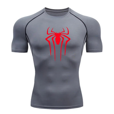 Compression Shirt Super Hero Sport T-Shirt Rashgard Tops Tee Quick Dry Short Sleeve T-Shirt