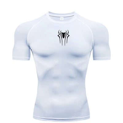 New Compression Shirt Men Fitness Gym Super Hero Sport Running  Quick Dry Short Sleeve T-Shirt For Men