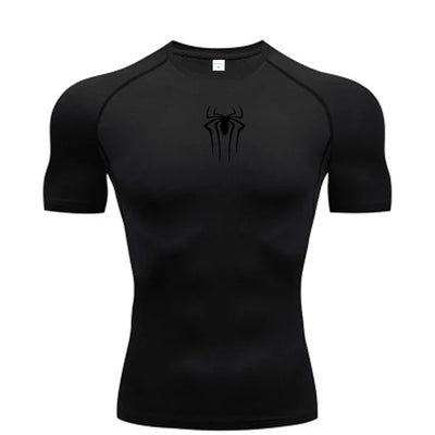 New Compression Shirt Men Fitness Gym Super Hero Sport Running  Quick Dry Short Sleeve T-Shirt For Men