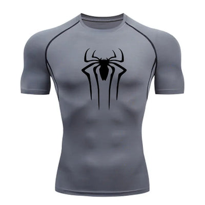 Compression Shirt Super Hero Sport T-Shirt Rashgard Tops Tee Quick Dry Short Sleeve T-Shirt